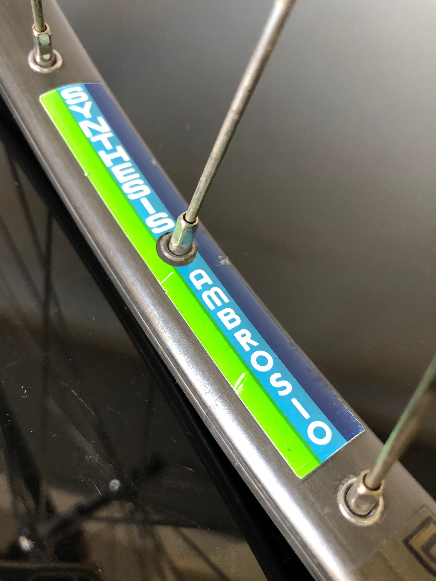 Ruote Campagnolo Record / Ambrosio Synthesis. 700c per tubolari.