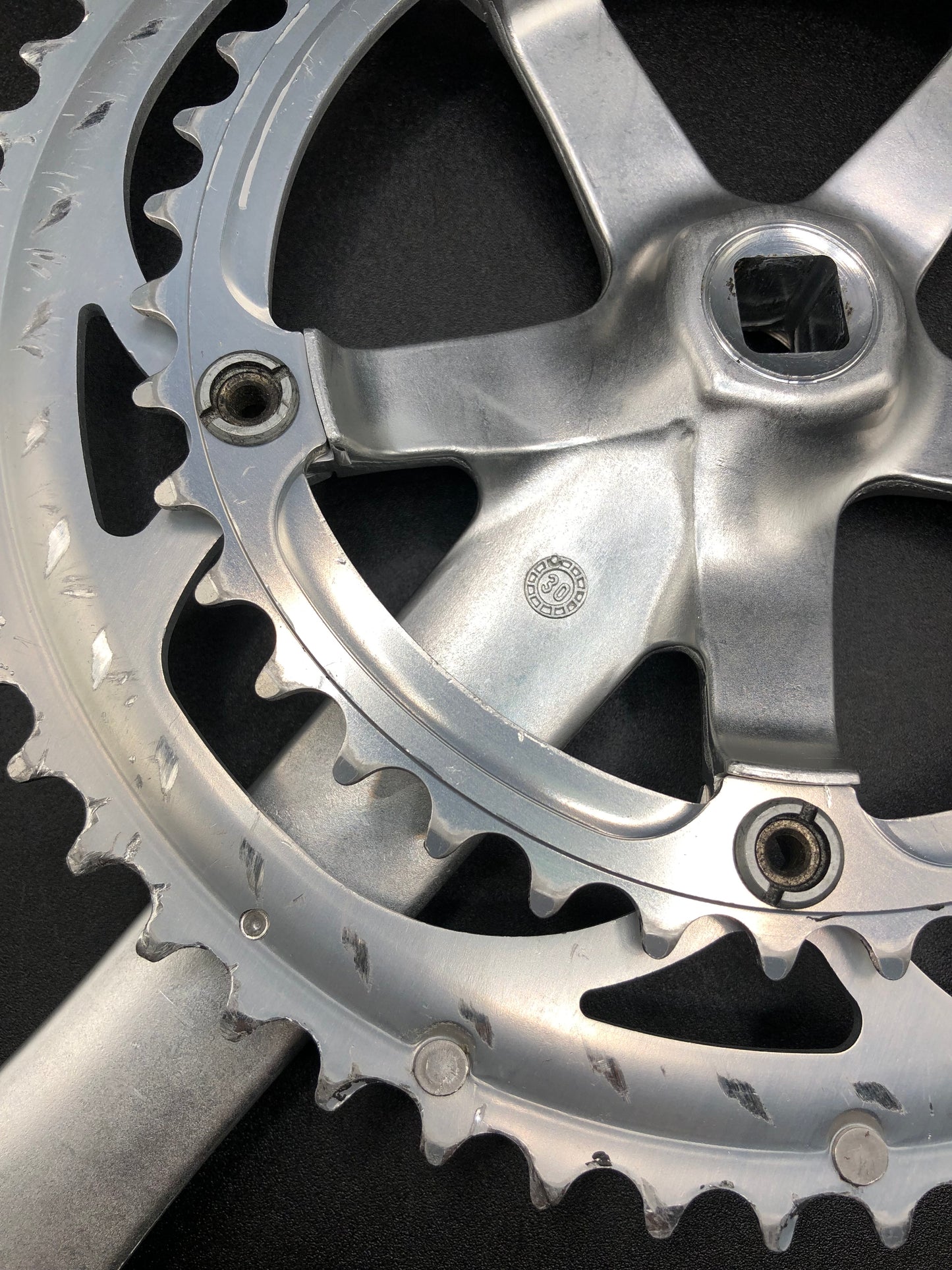 Guarnitura Campagnolo Veloce 53/39, 170mm. 9 speed.