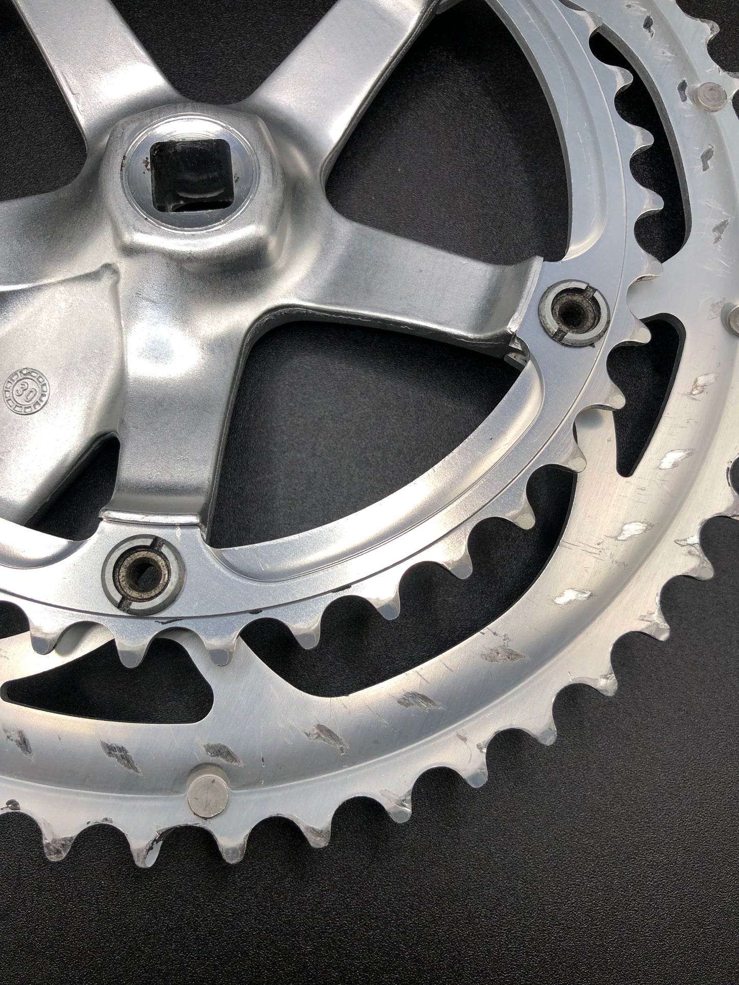 Guarnitura Campagnolo Veloce 53/39, 170mm. 9 speed.