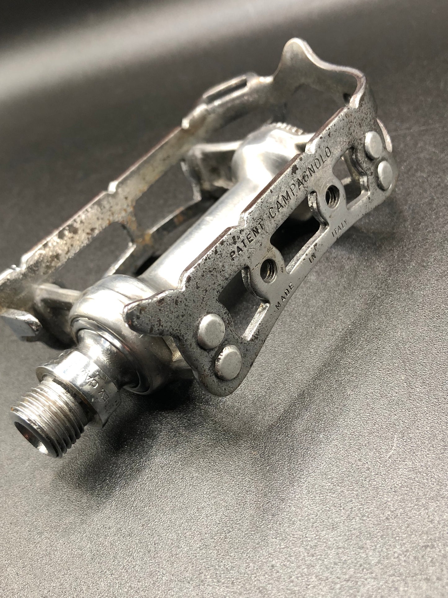 Pedali Campagnolo Record mod. 1037 silver