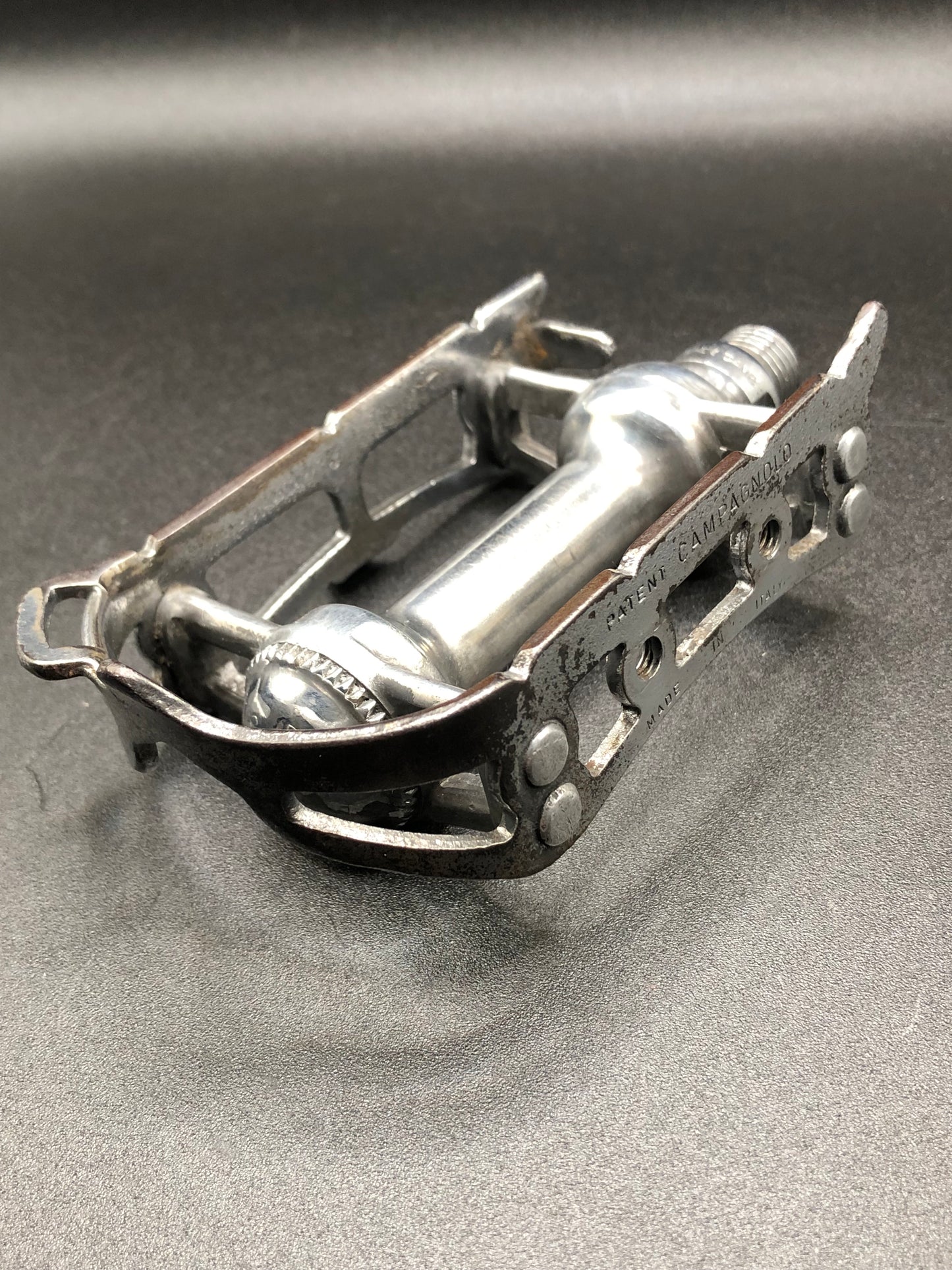 Pedali Campagnolo Record mod. 1037 silver