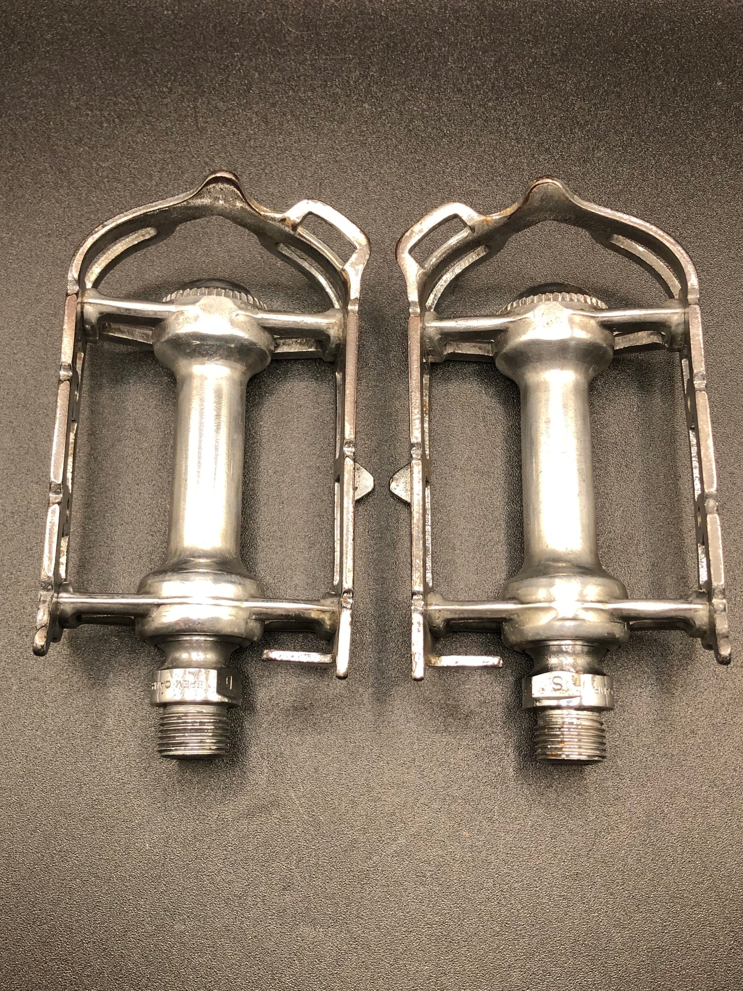 Pedali Campagnolo Record mod. 1037 silver