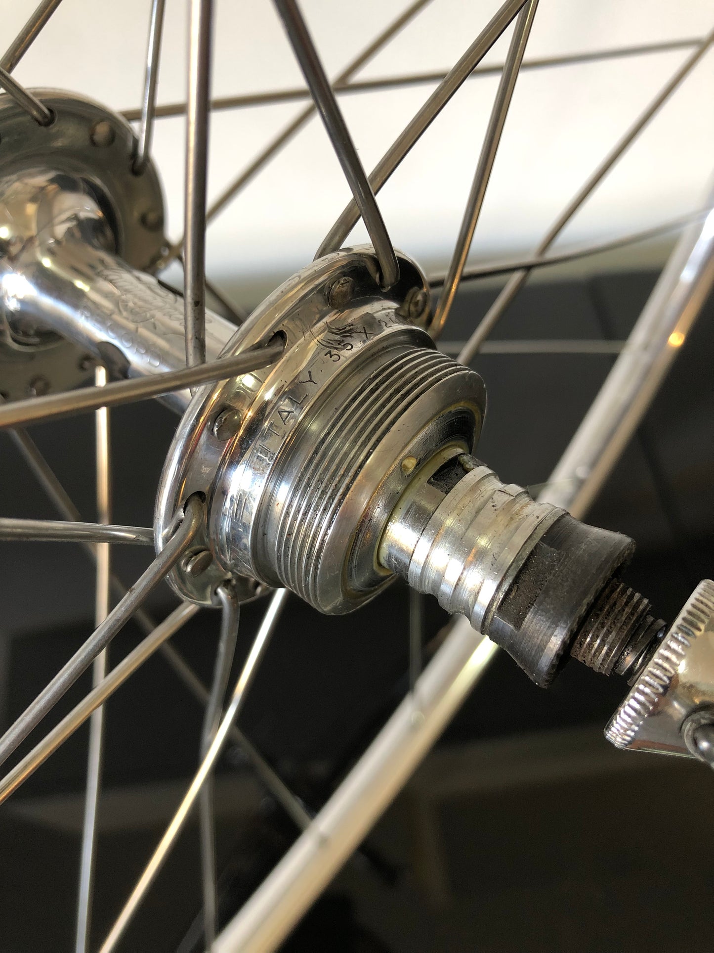 Set ruote Campagnolo Record, Nisi 28 fori. 700c per tubolare.