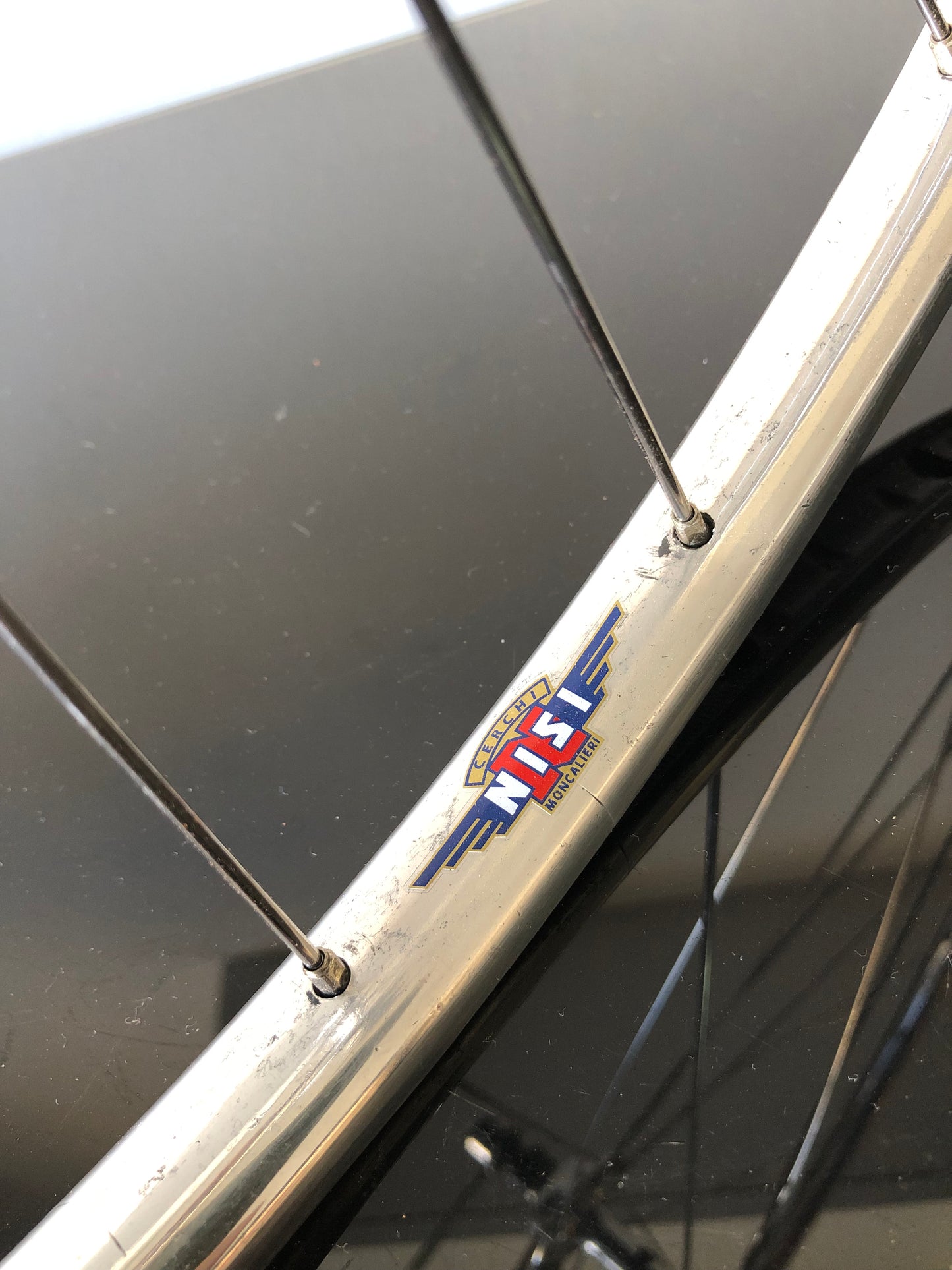 Set ruote Campagnolo Record, Nisi 28 fori. 700c per tubolare.