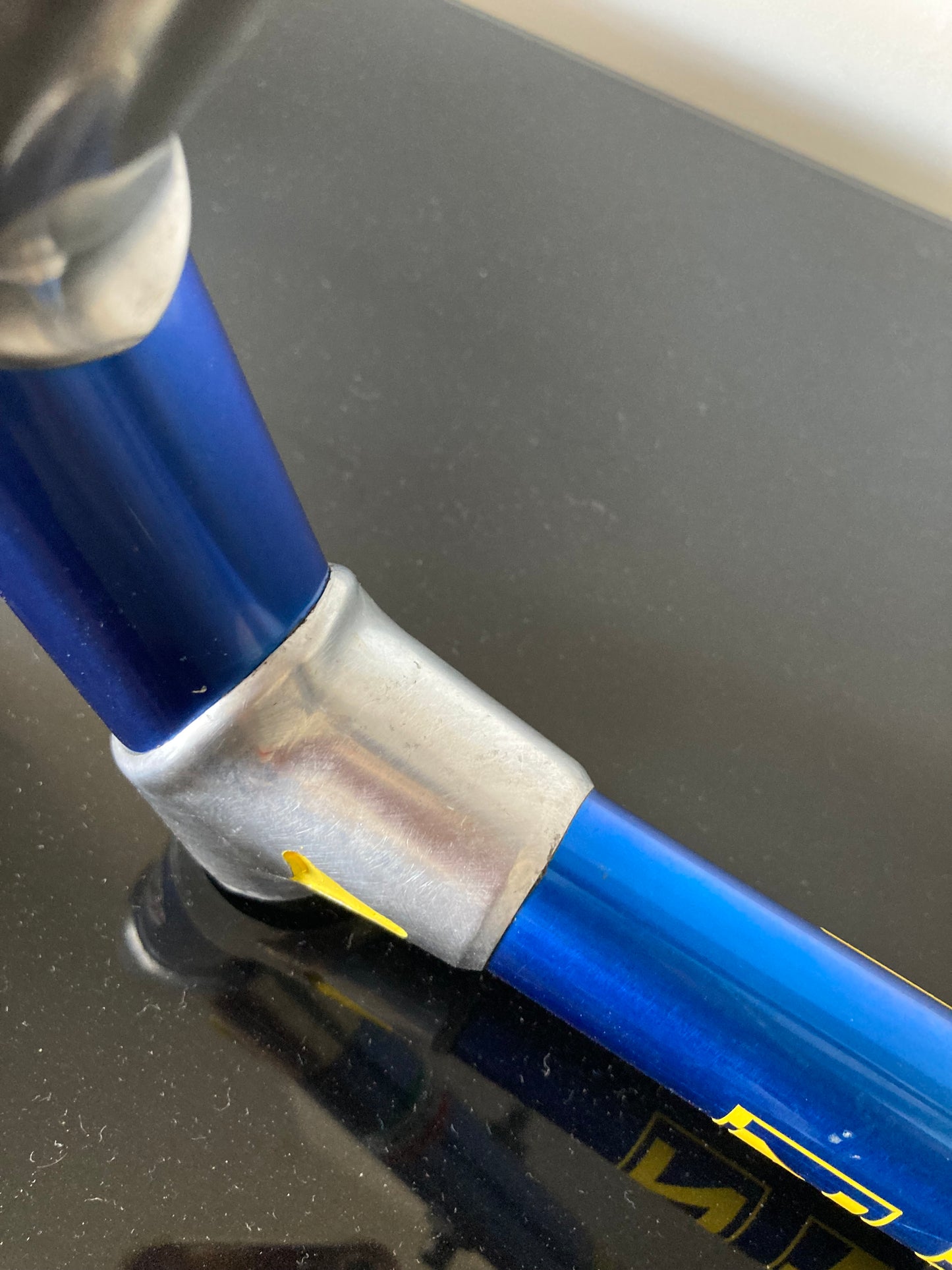 Telaio da corsa Alan Super Record 55x55 blu. 1979.