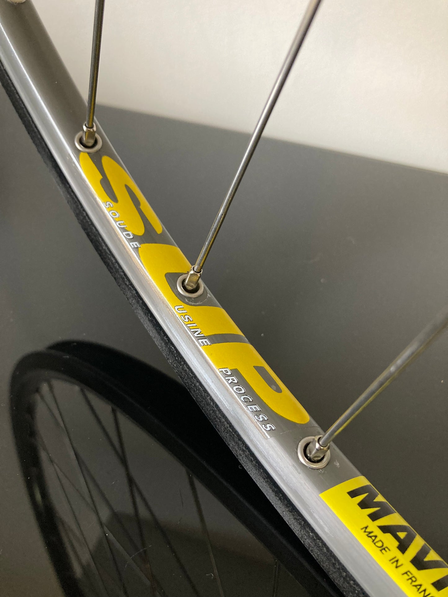 Ruote Campagolo Record 9-10-11v, cerchi Mavic Open S.U.P. CD Ceramic. Per copertoncino.
