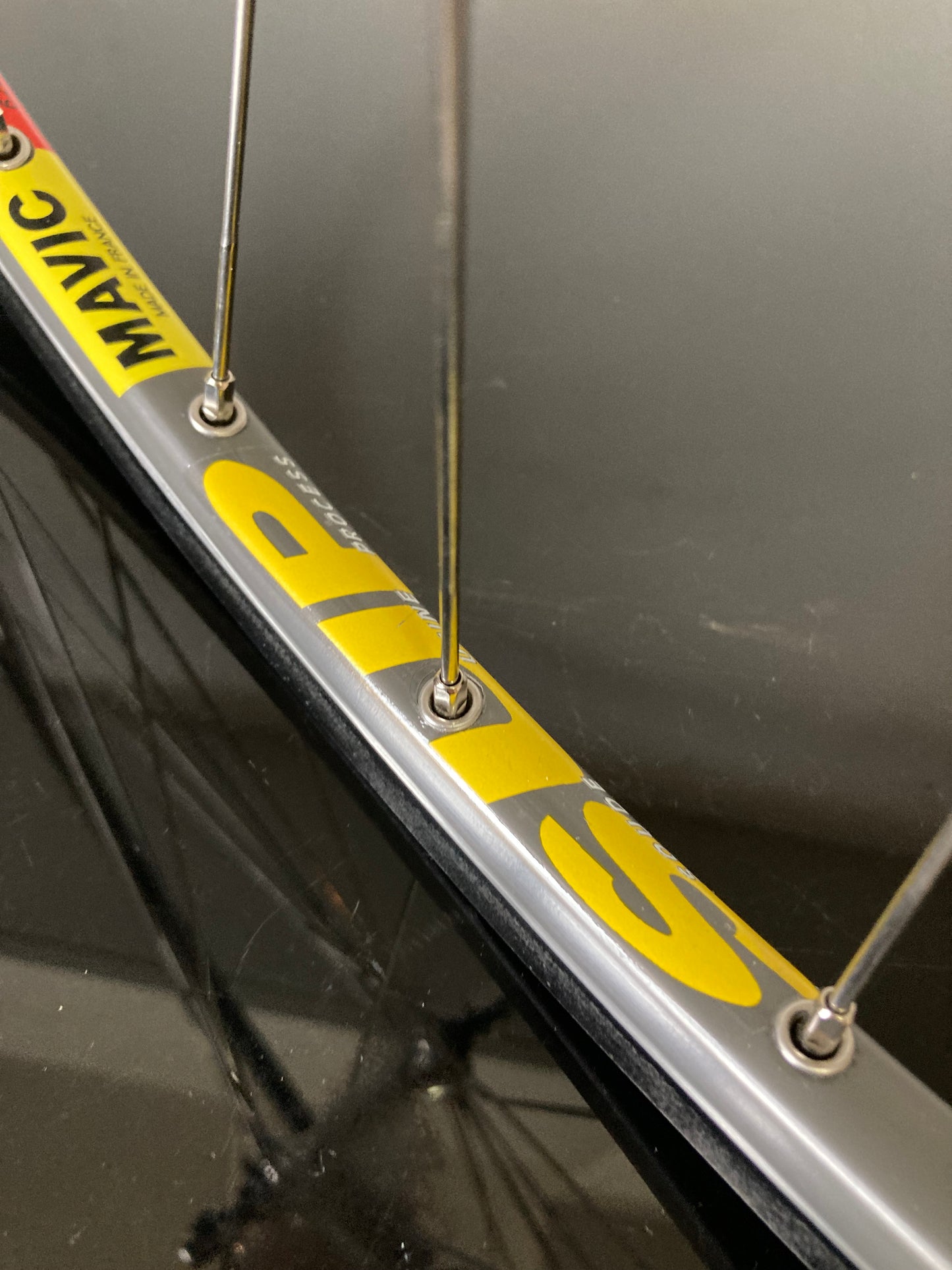 Ruote Campagolo Record 9-10-11v, cerchi Mavic Open S.U.P. CD Ceramic. Per copertoncino.