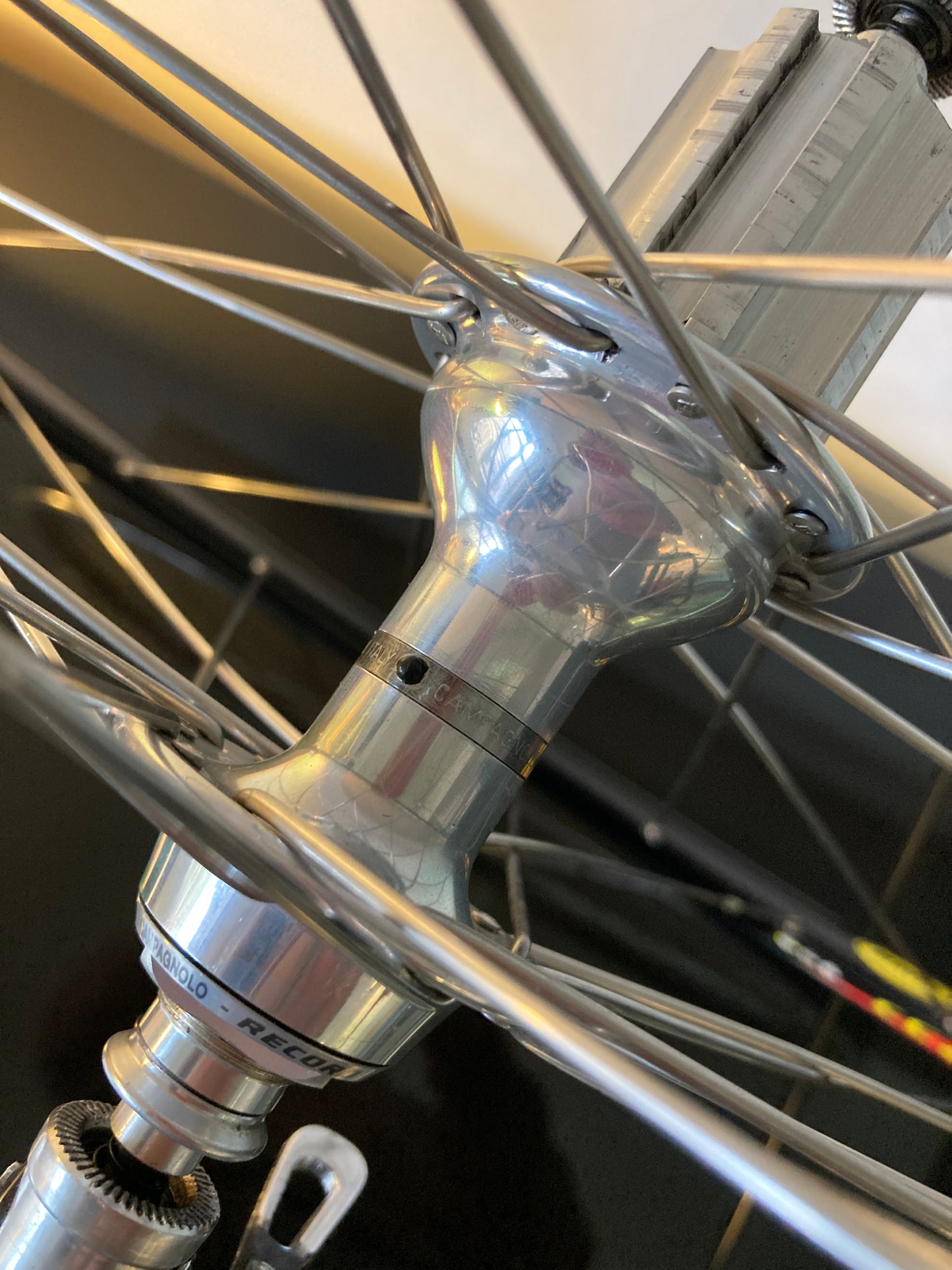 Ruote Campagnolo Record 9-10-11, Mavic CXP33. Per copertoncino.