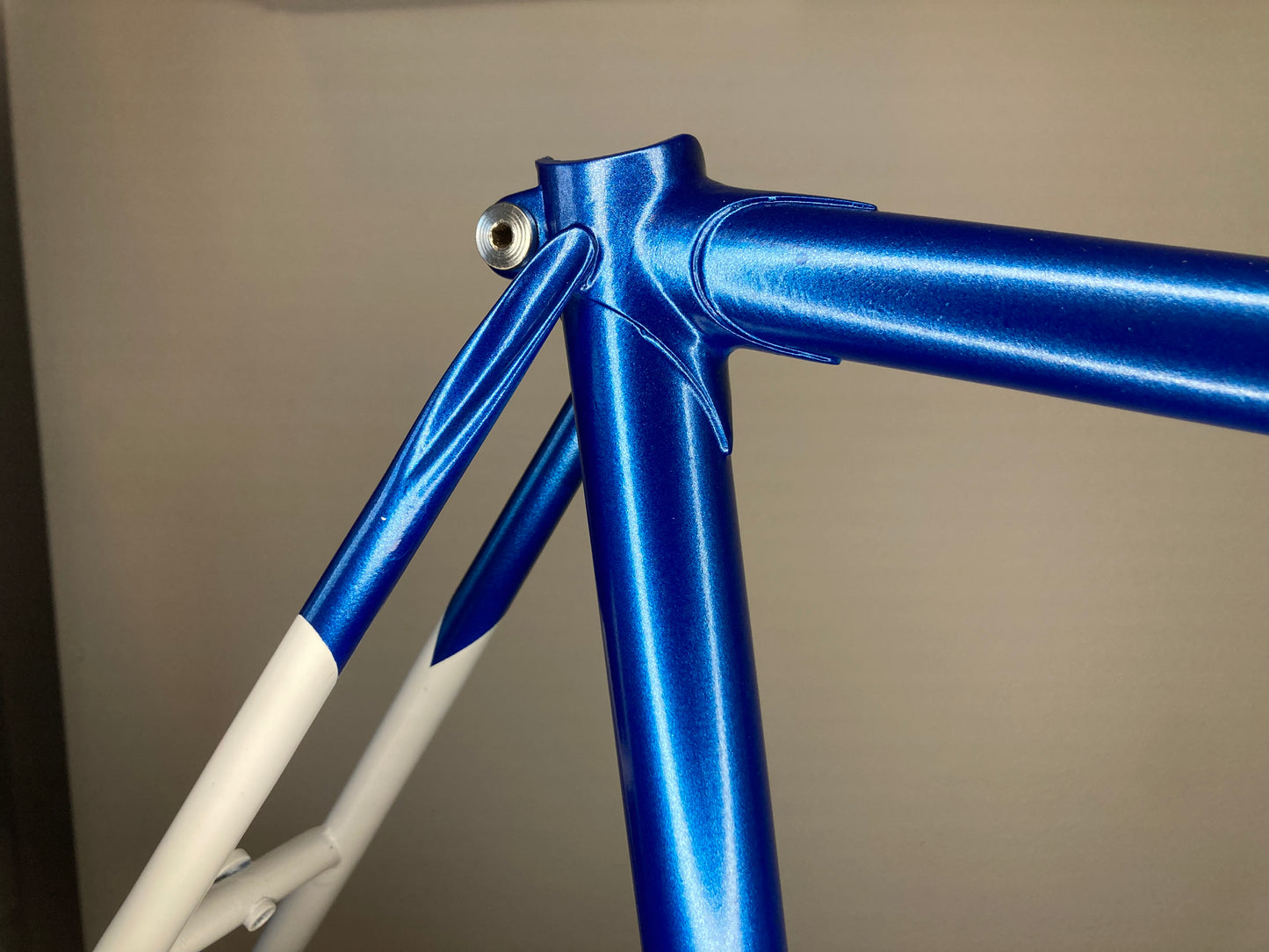 Telaio bici corsa in acciaio, taglia 60. Made in Italy.