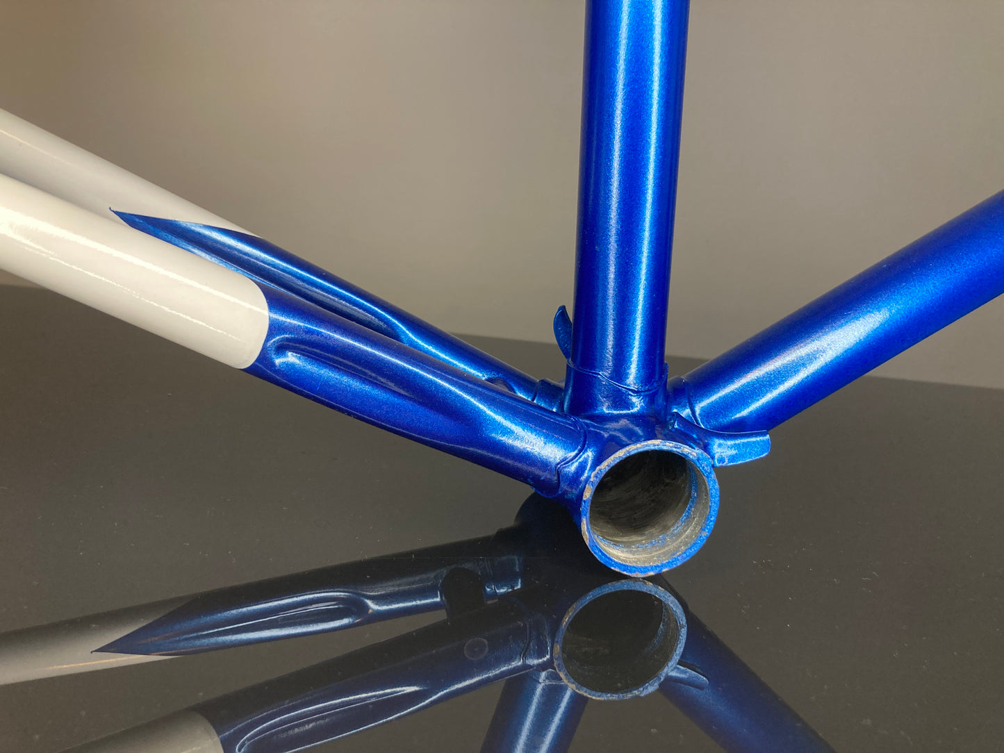 Telaio bici corsa in acciaio, taglia 60. Made in Italy.