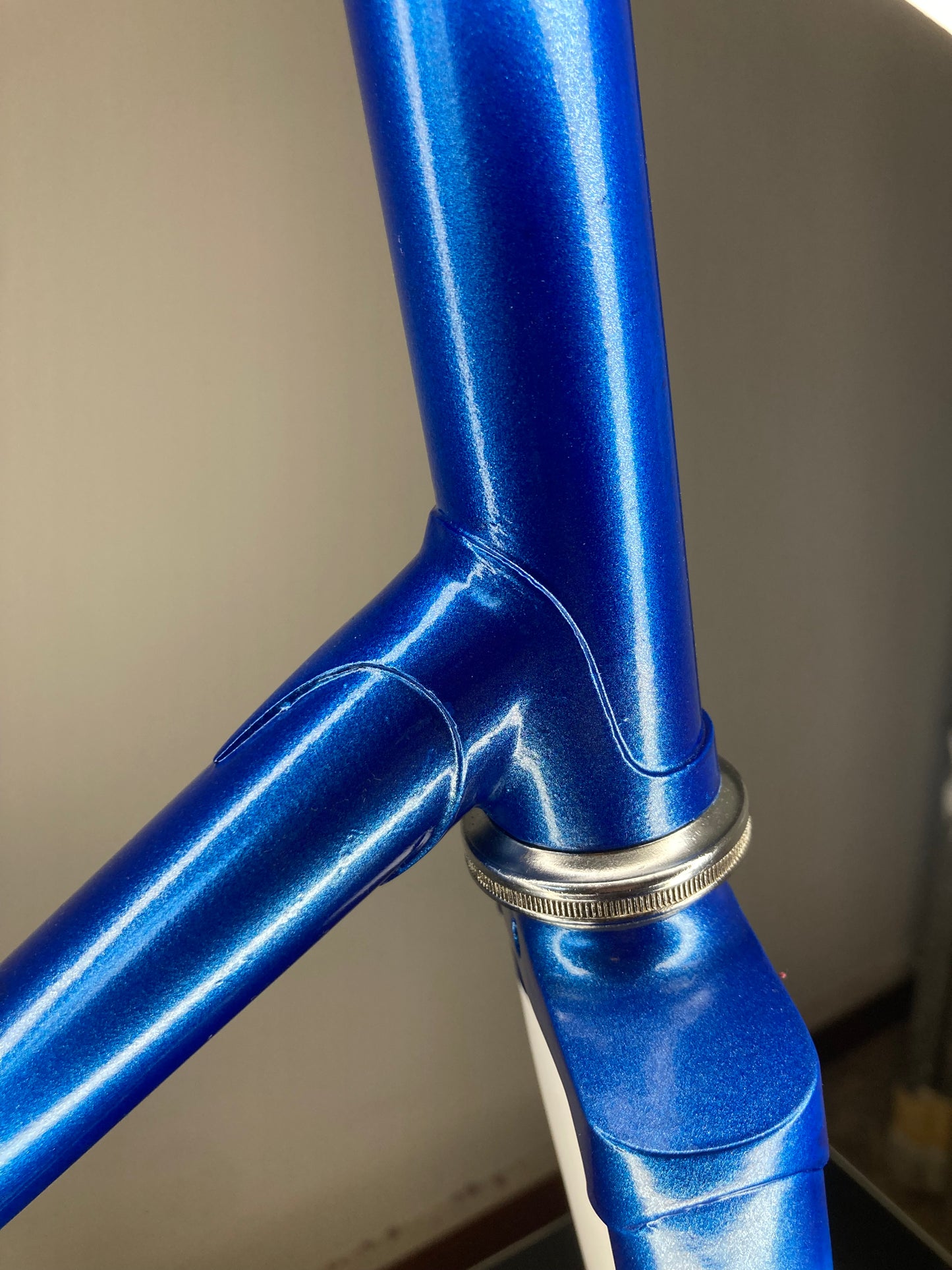 Telaio bici corsa in acciaio, taglia 60. Made in Italy.