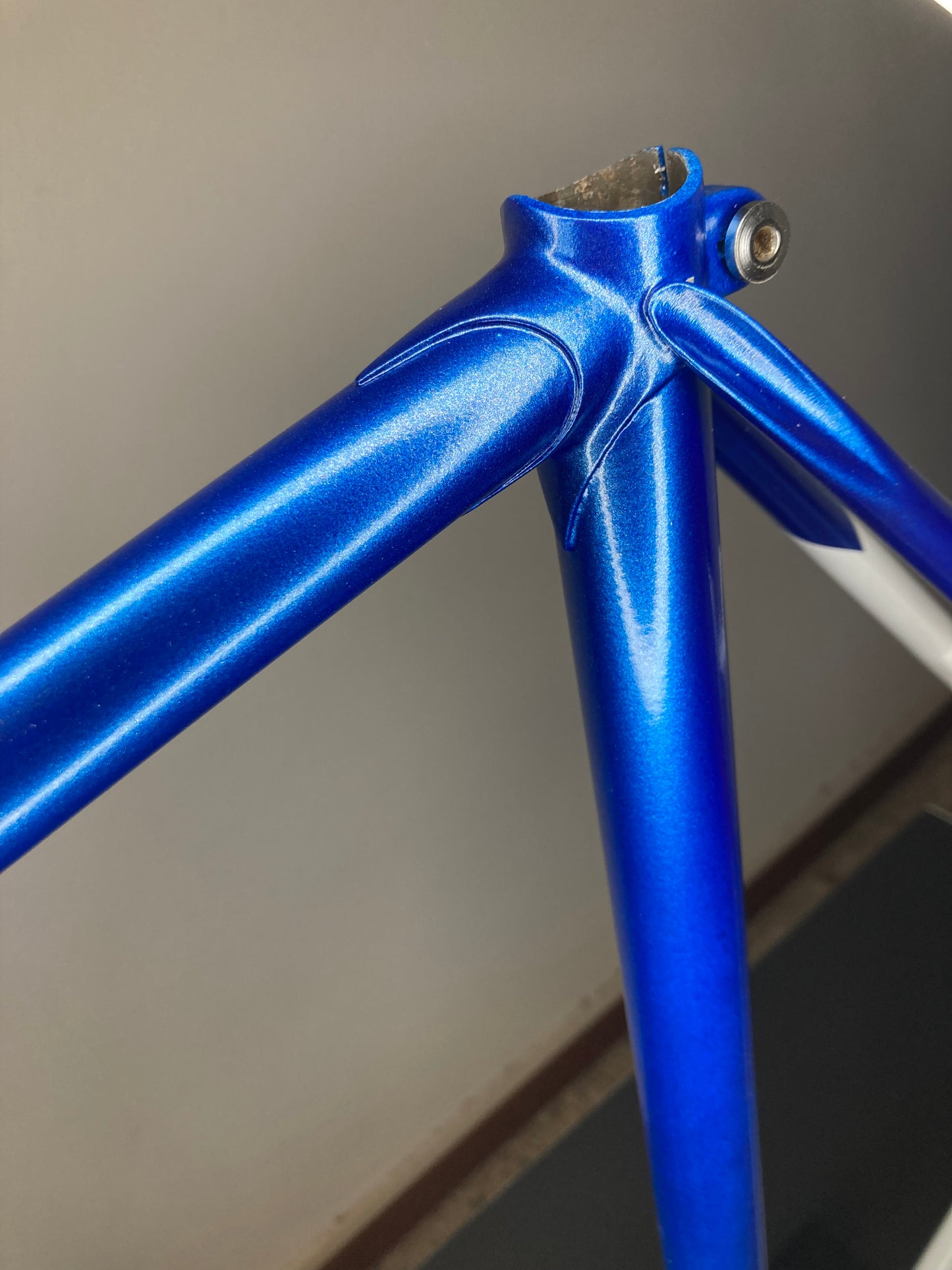 Telaio bici corsa in acciaio, taglia 60. Made in Italy.