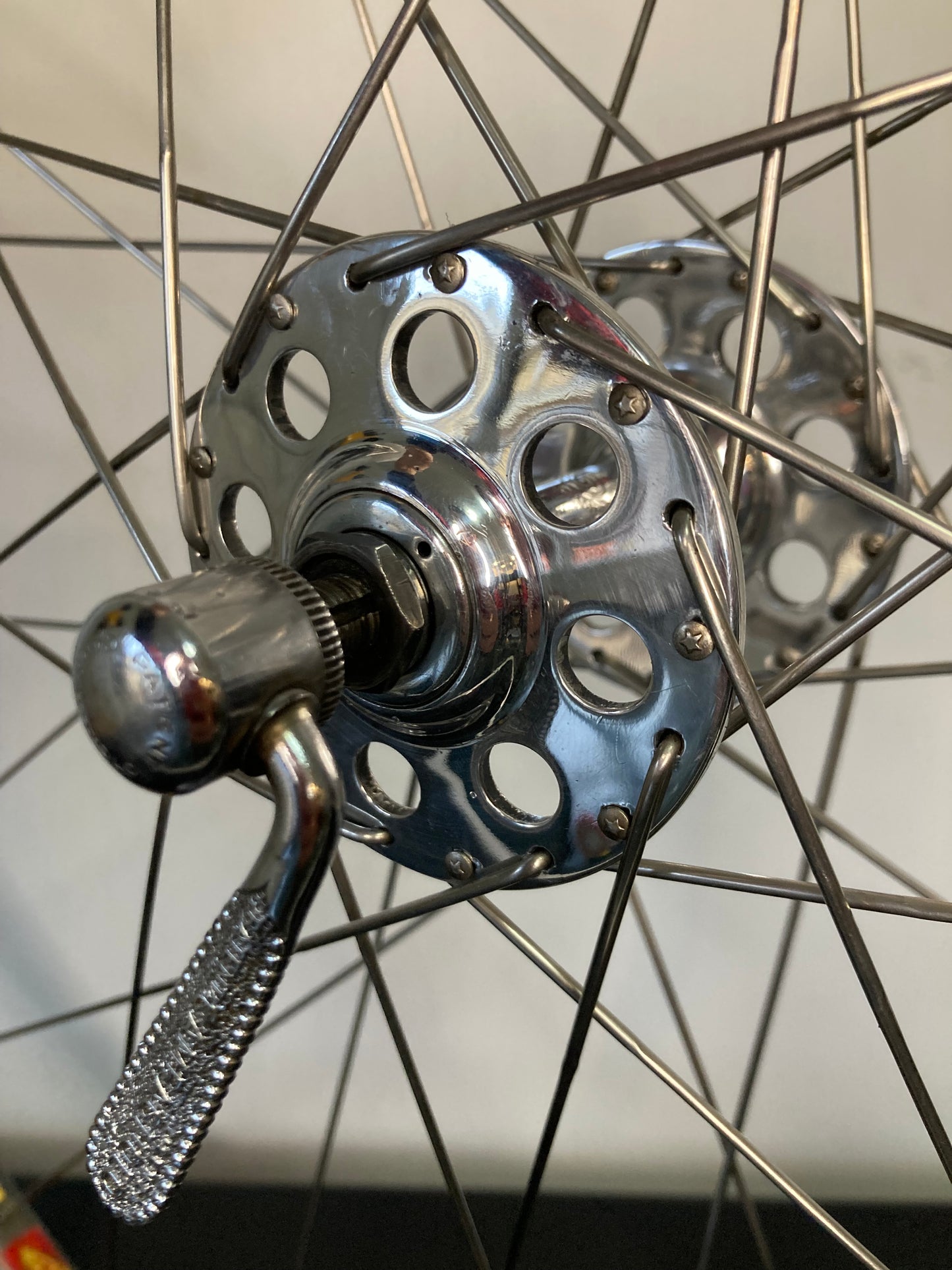 Ruote corsa tubolari. Cerchi Mavic GP4 su mozzi Campagnolo Nuovo Gran Sport 1253.