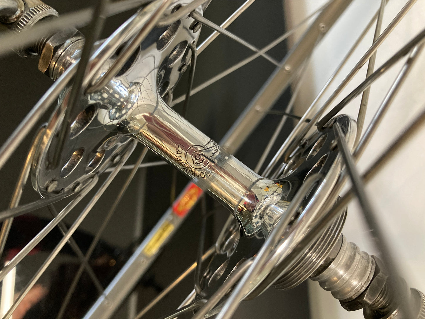 Ruote corsa tubolari. Cerchi Mavic GP4 su mozzi Campagnolo Nuovo Gran Sport 1253.