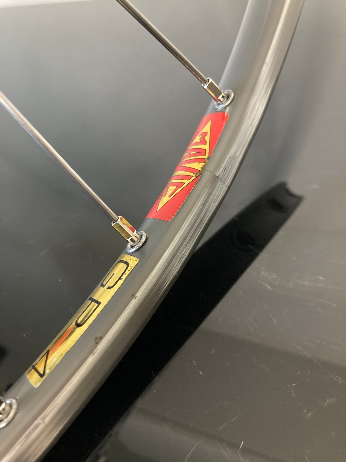 Ruote corsa tubolari. Cerchi Mavic GP4 su mozzi Campagnolo Nuovo Gran Sport 1253.