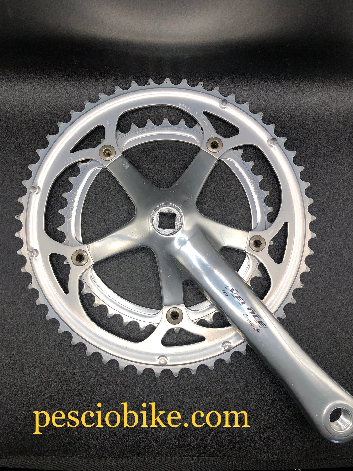 Guarnitura Campagnolo Veloce 53/39, 170mm. 9 speed.