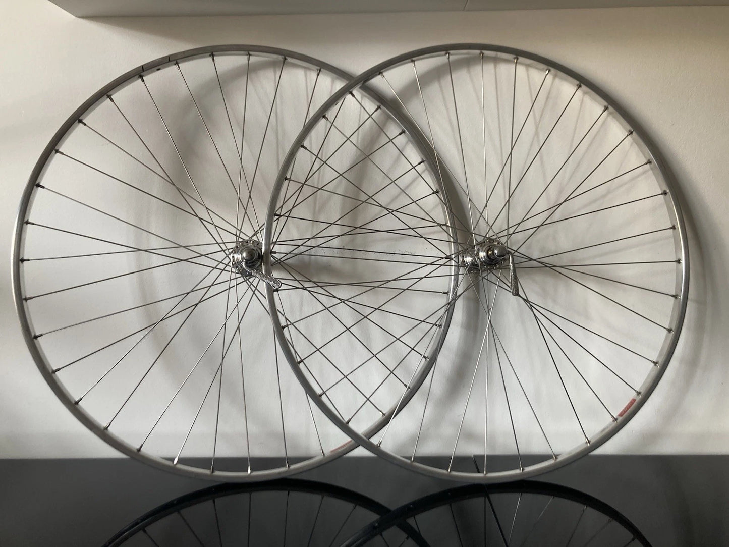 Ruote Campagnolo Record, cerchi Fiamme per tubolari. 700c
