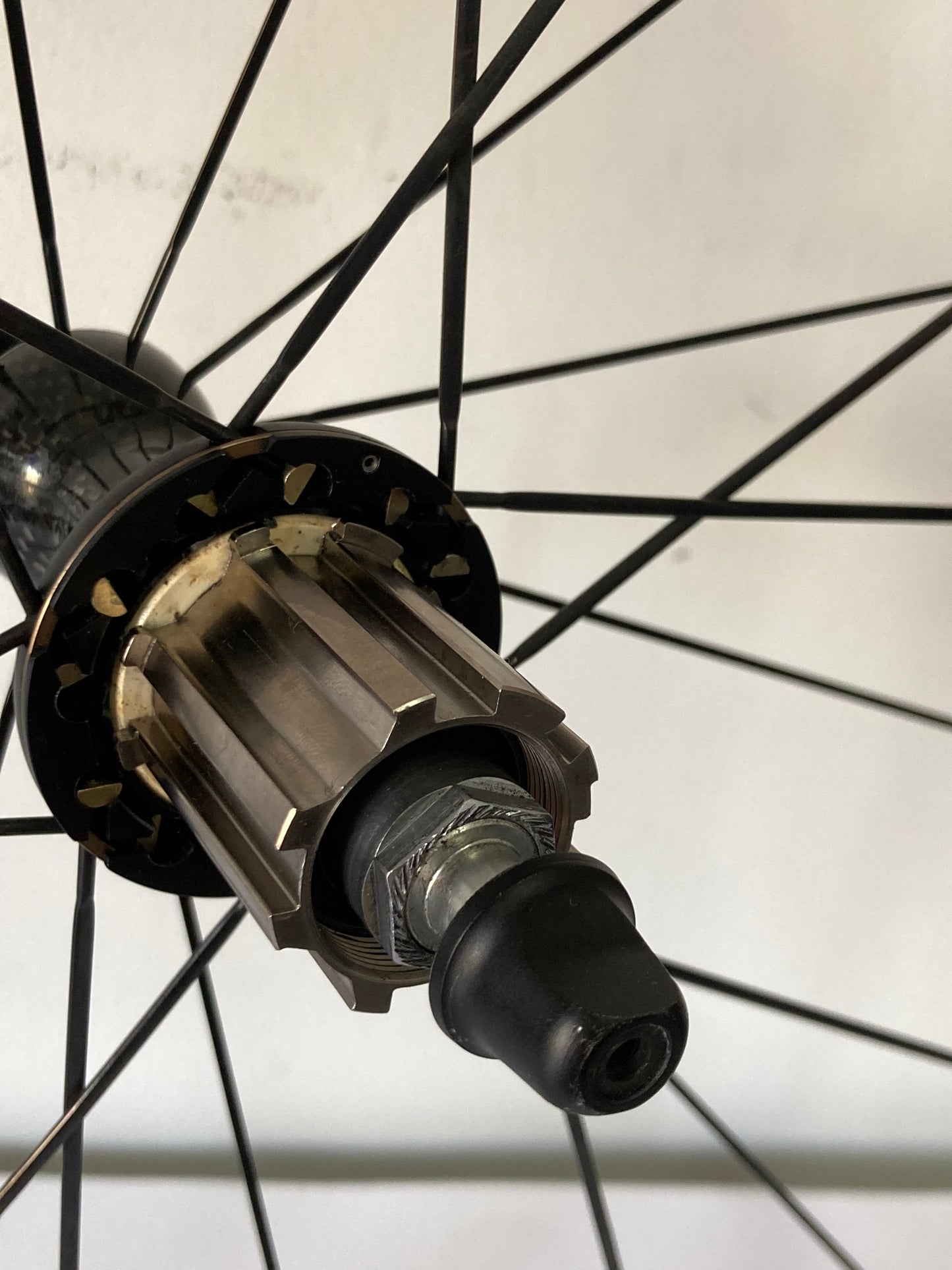 Ruota posteriore Campagnolo Hyperon Ultra, in fibra di carbonio. Per tubolare.