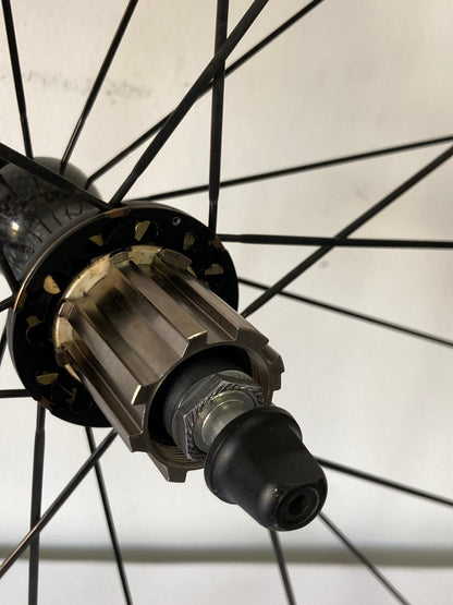 Ruota posteriore Campagnolo Hyperon Ultra, in fibra di carbonio. Per tubolare.