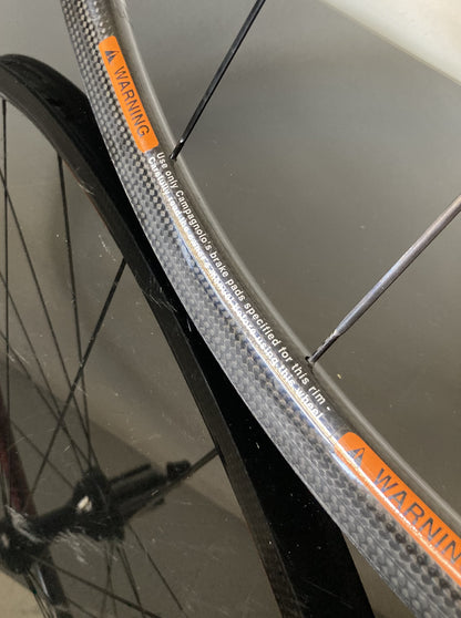 Ruota posteriore Campagnolo Hyperon Ultra, in fibra di carbonio. Per tubolare.