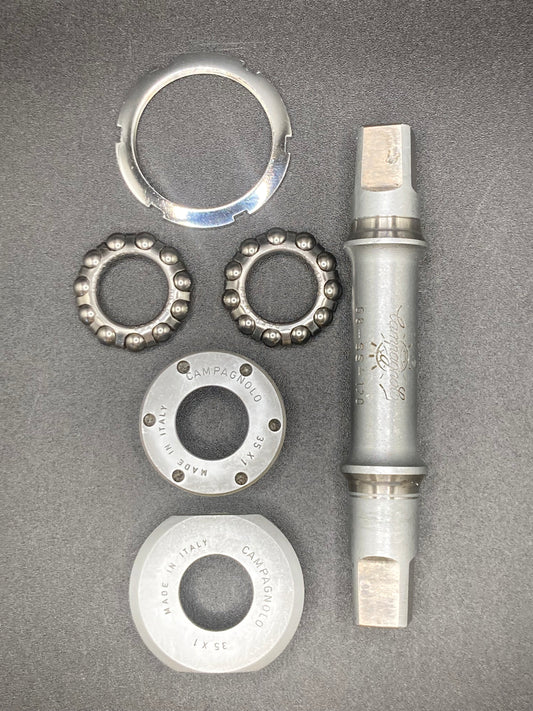 Movimento centrale Campagnolo Nuovo Record X3 744/1 per tripla. Filettatura Francese 35x1