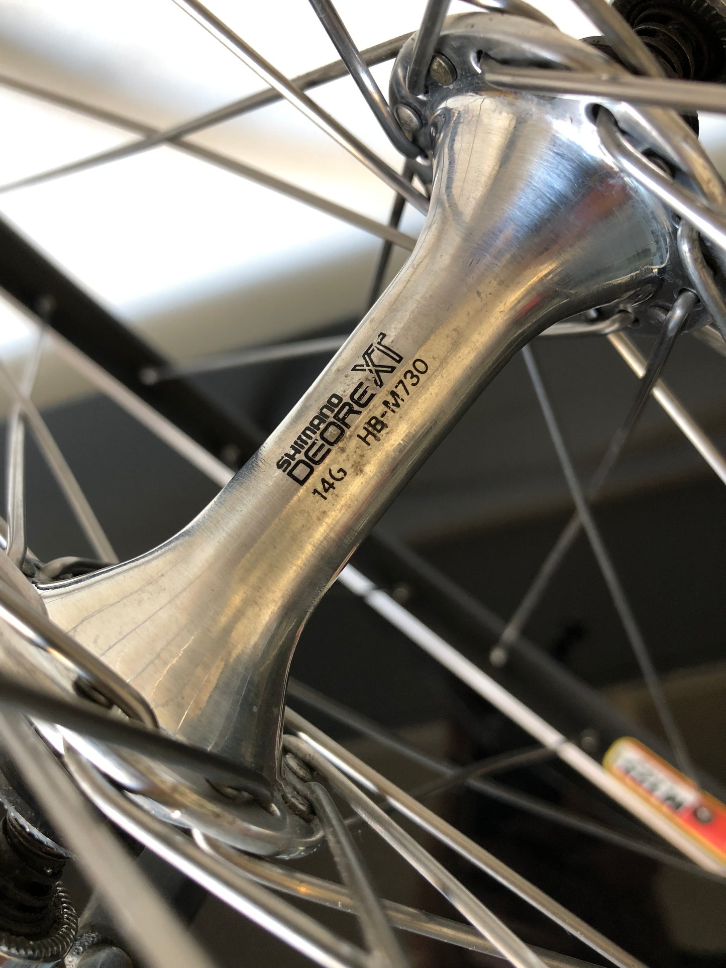 Ruote MTB 26". Mozzi Shimano XT M730/2, cerchi FIR M125.
