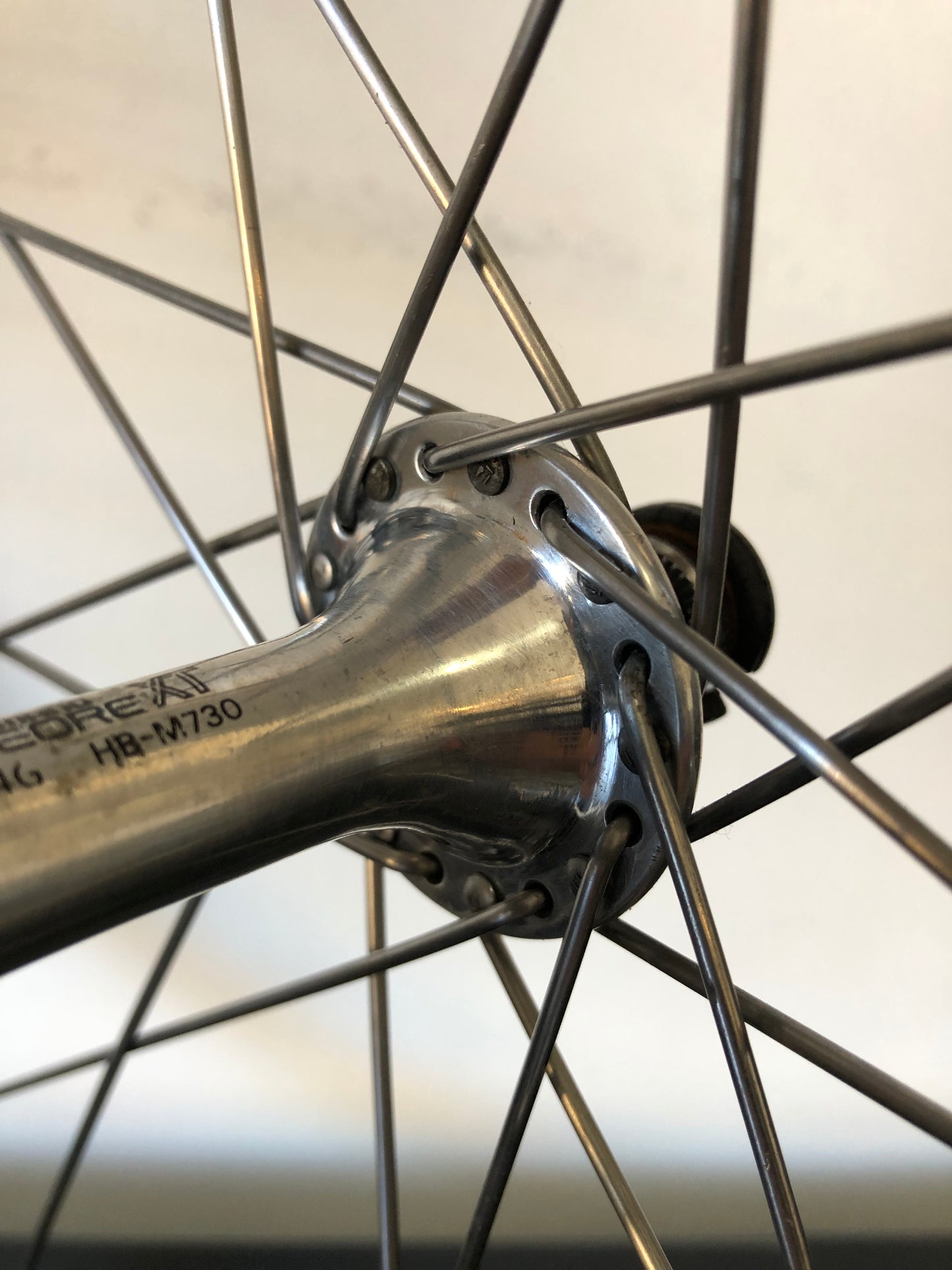 Ruote MTB 26". Mozzi Shimano XT M730/2, cerchi FIR M125.