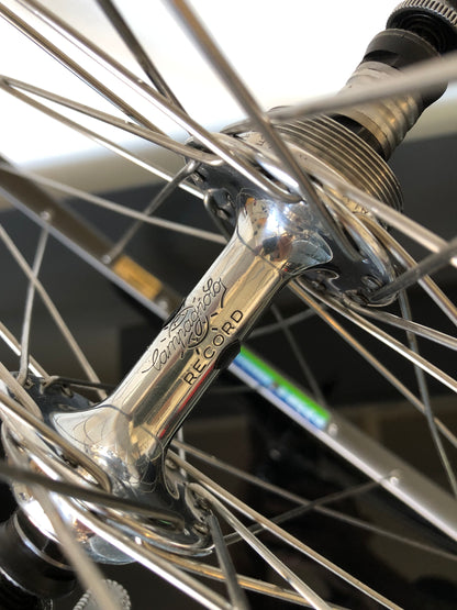 Ruote Campagnolo Record / Ambrosio Synthesis. 700c per tubolari.