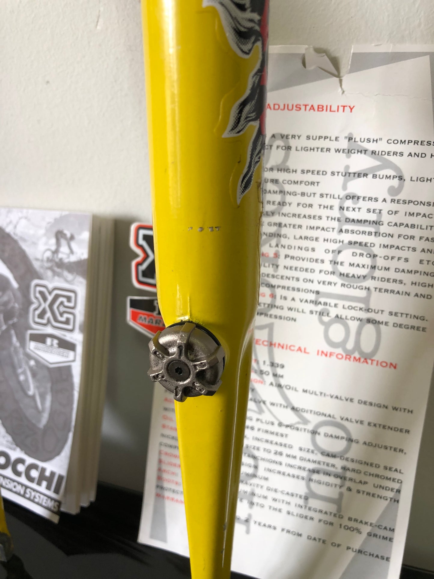 Forcella Marzocchi XCR 26" Special Edition, 1995.