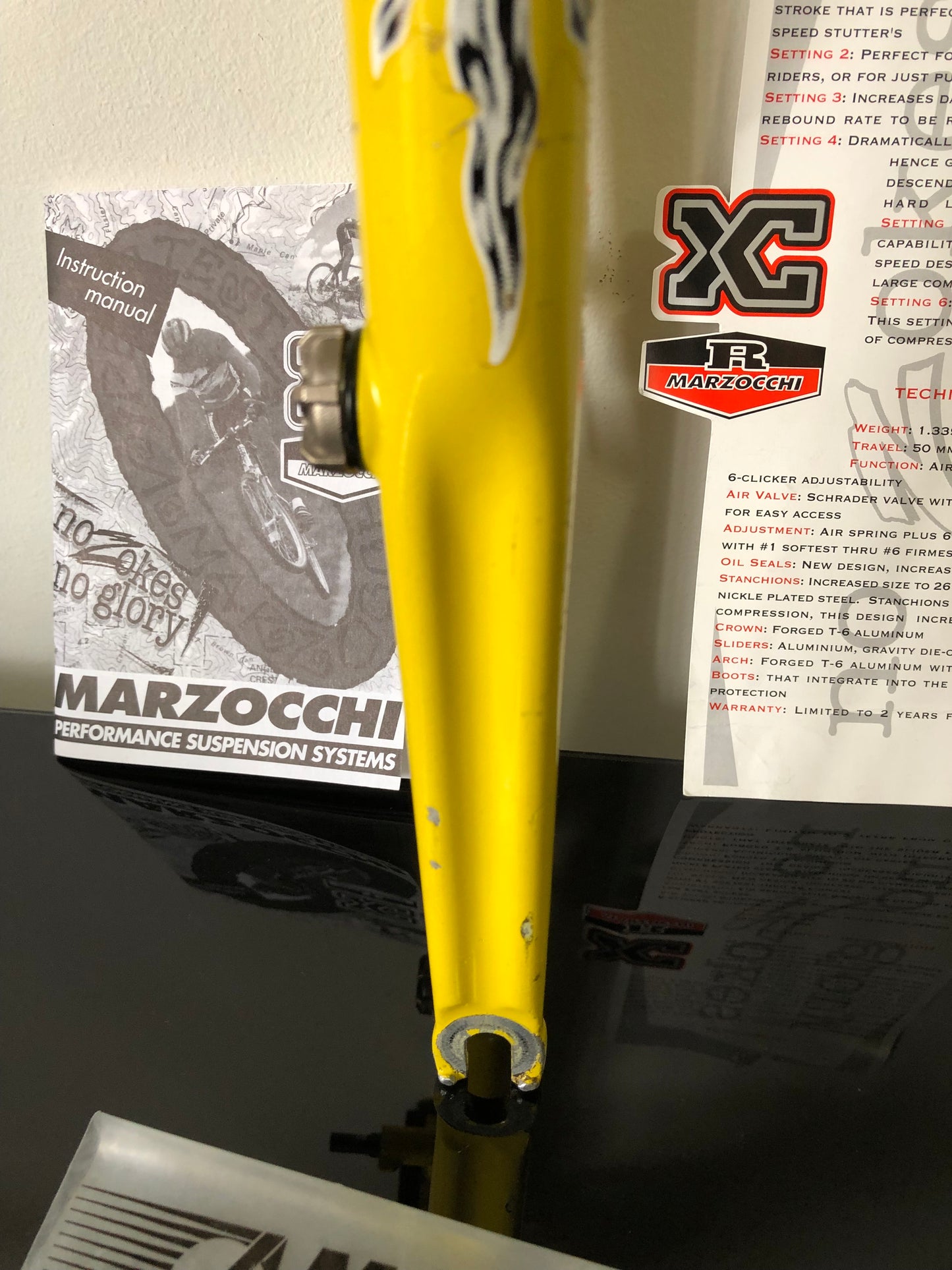 Forcella Marzocchi XCR 26" Special Edition, 1995.