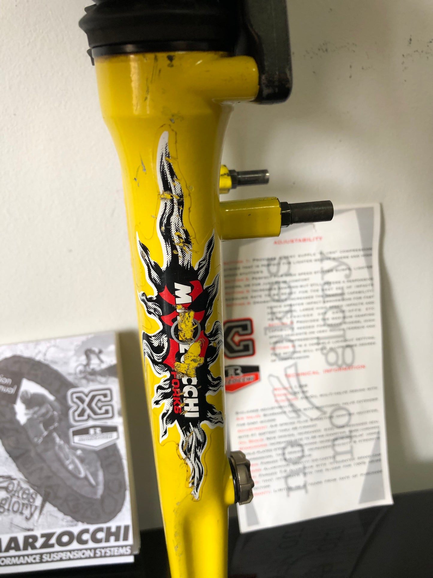 Forcella Marzocchi XCR 26" Special Edition, 1995.