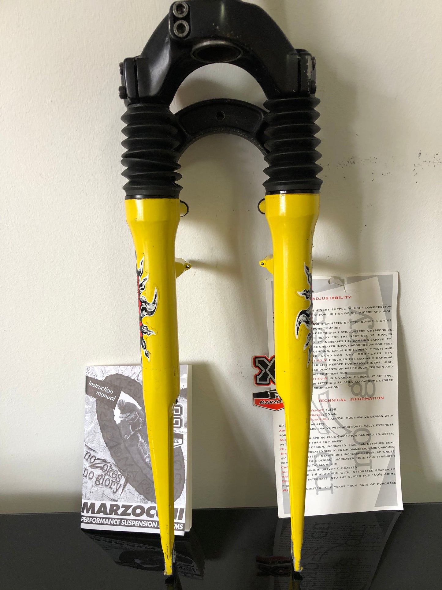 Forcella Marzocchi XCR 26" Special Edition, 1995.