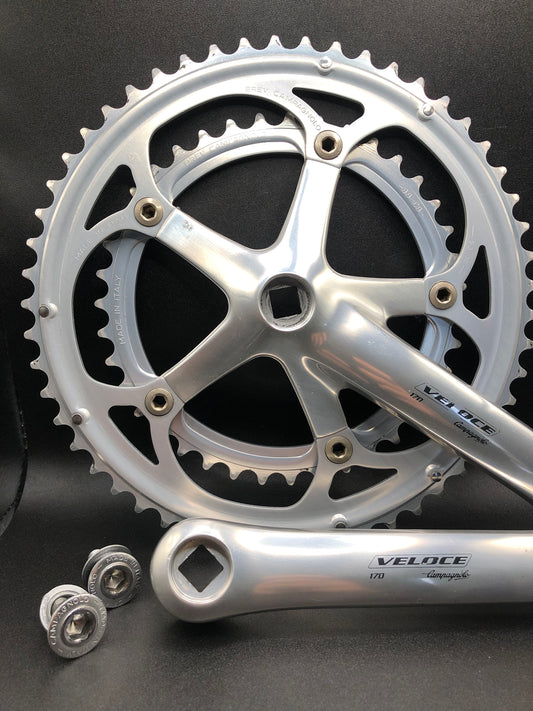 Guarnitura Campagnolo Veloce 53/39, 170mm. 9 speed.