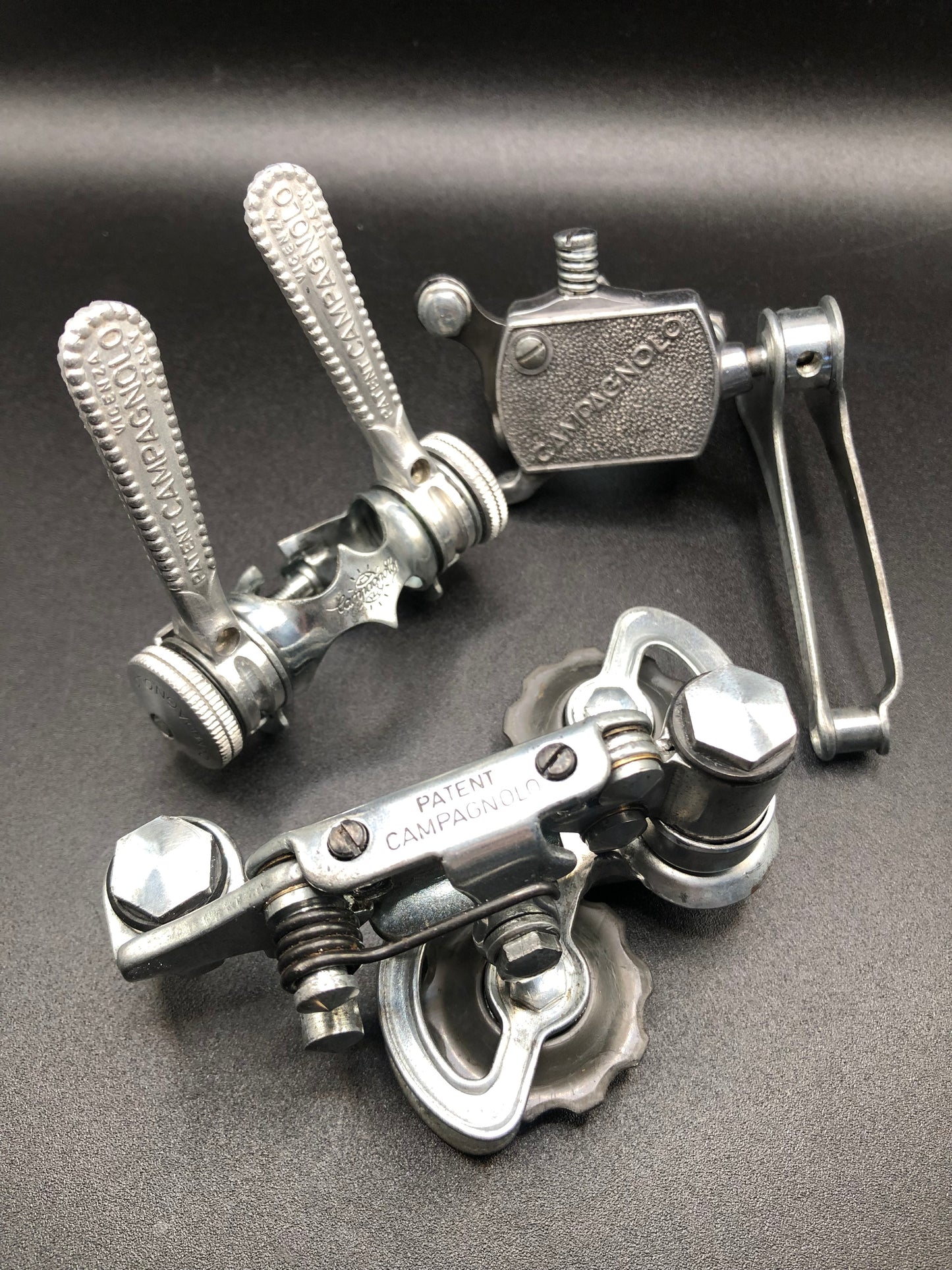 Gruppo Campagnolo Valentino Extra. Cambio, deragliatore, manettini.