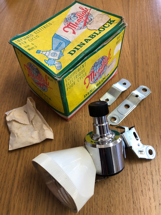 Fanale bicicletta Mondial Dynablock.