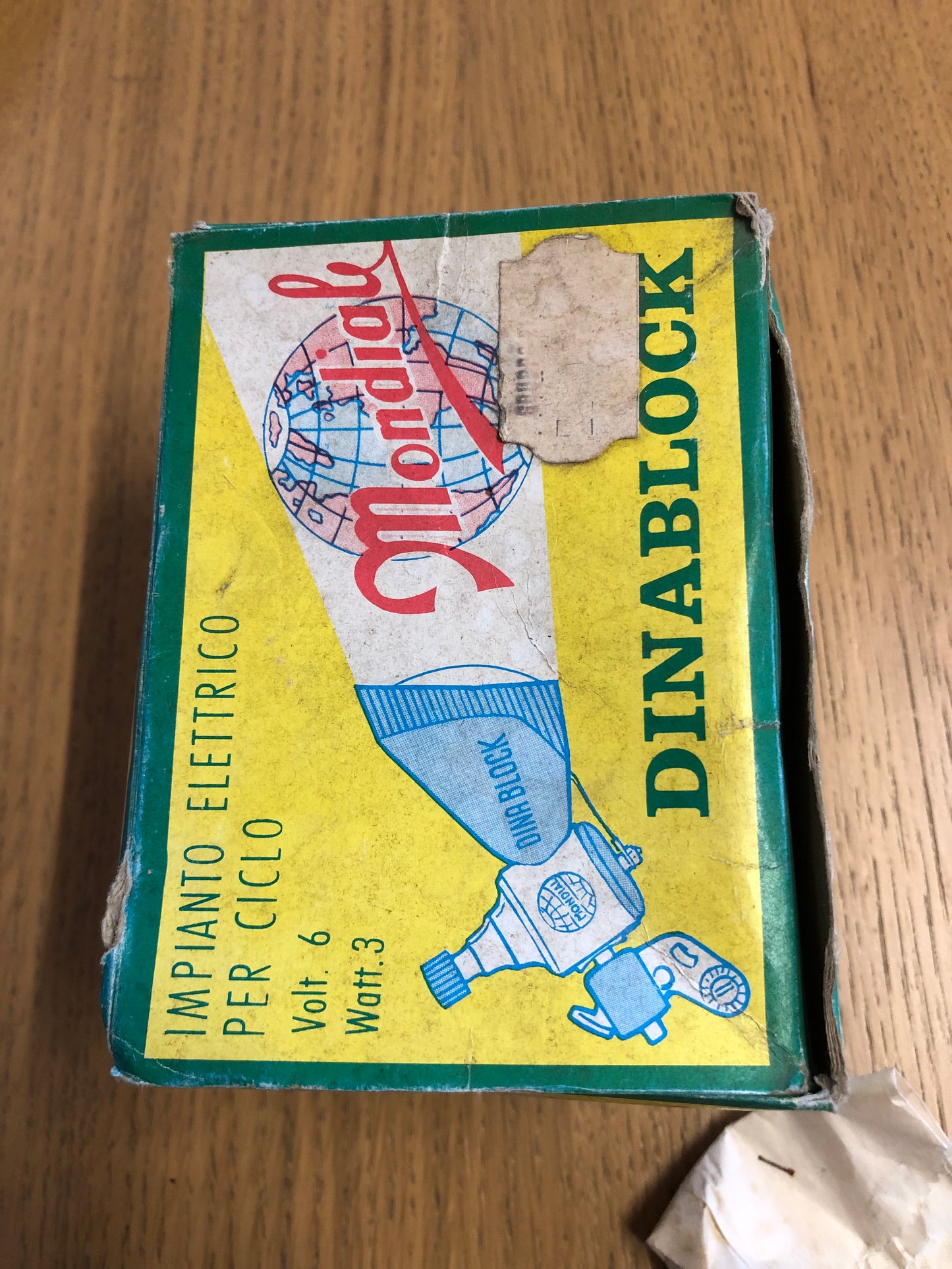 Fanale bicicletta Mondial Dynablock.