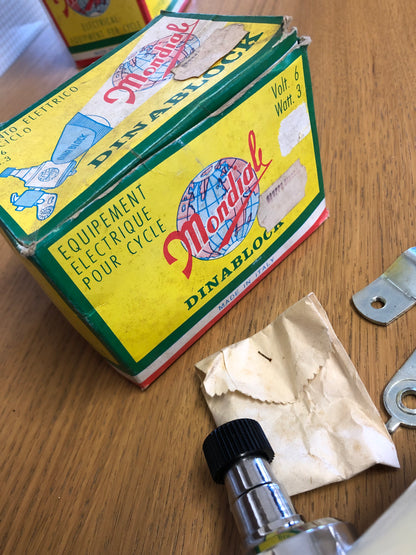 Fanale bicicletta Mondial Dynablock.