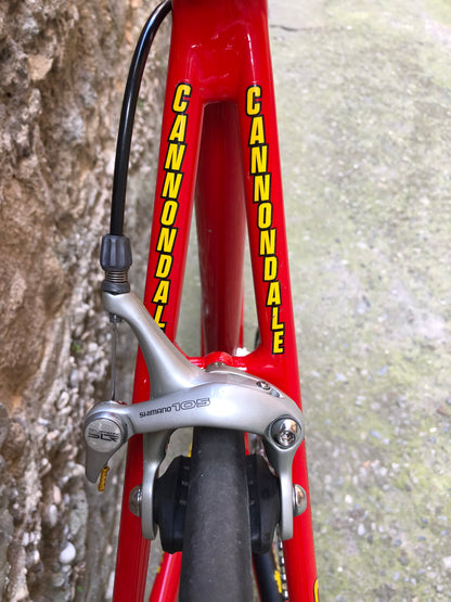 Bici da corsa Cannondale Caad 3 Saeco. Taglia 55. 1998