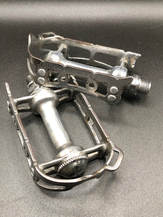 Pedali Campagnolo Record mod. 1037 silver