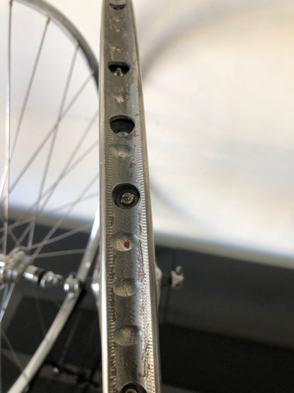 Set ruote Campagnolo Record, Nisi 28 fori. 700c per tubolare.