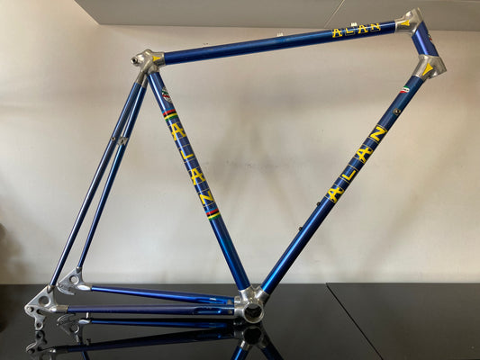 Telaio da corsa Alan Super Record 55x55 blu. 1979.