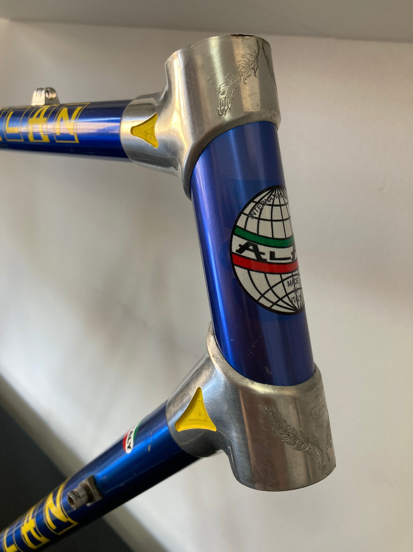 Telaio da corsa Alan Super Record 55x55 blu. 1979.
