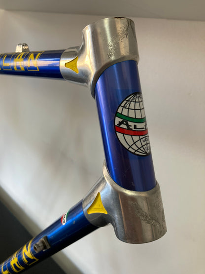 Telaio da corsa Alan Super Record 55x55 blu. 1979.