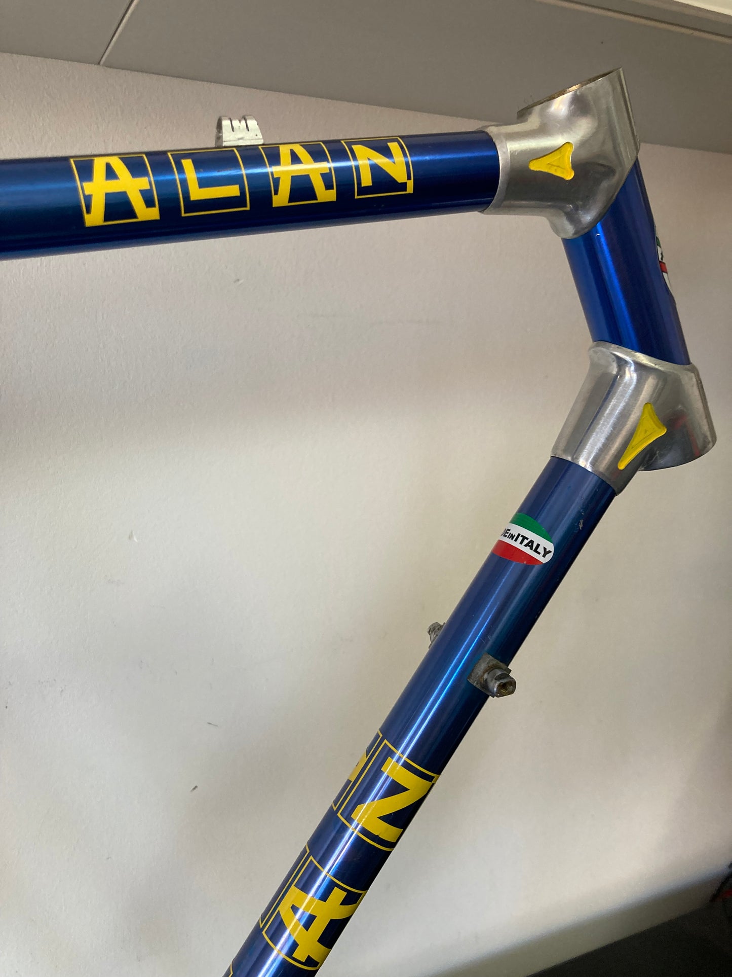 Telaio da corsa Alan Super Record 55x55 blu. 1979.