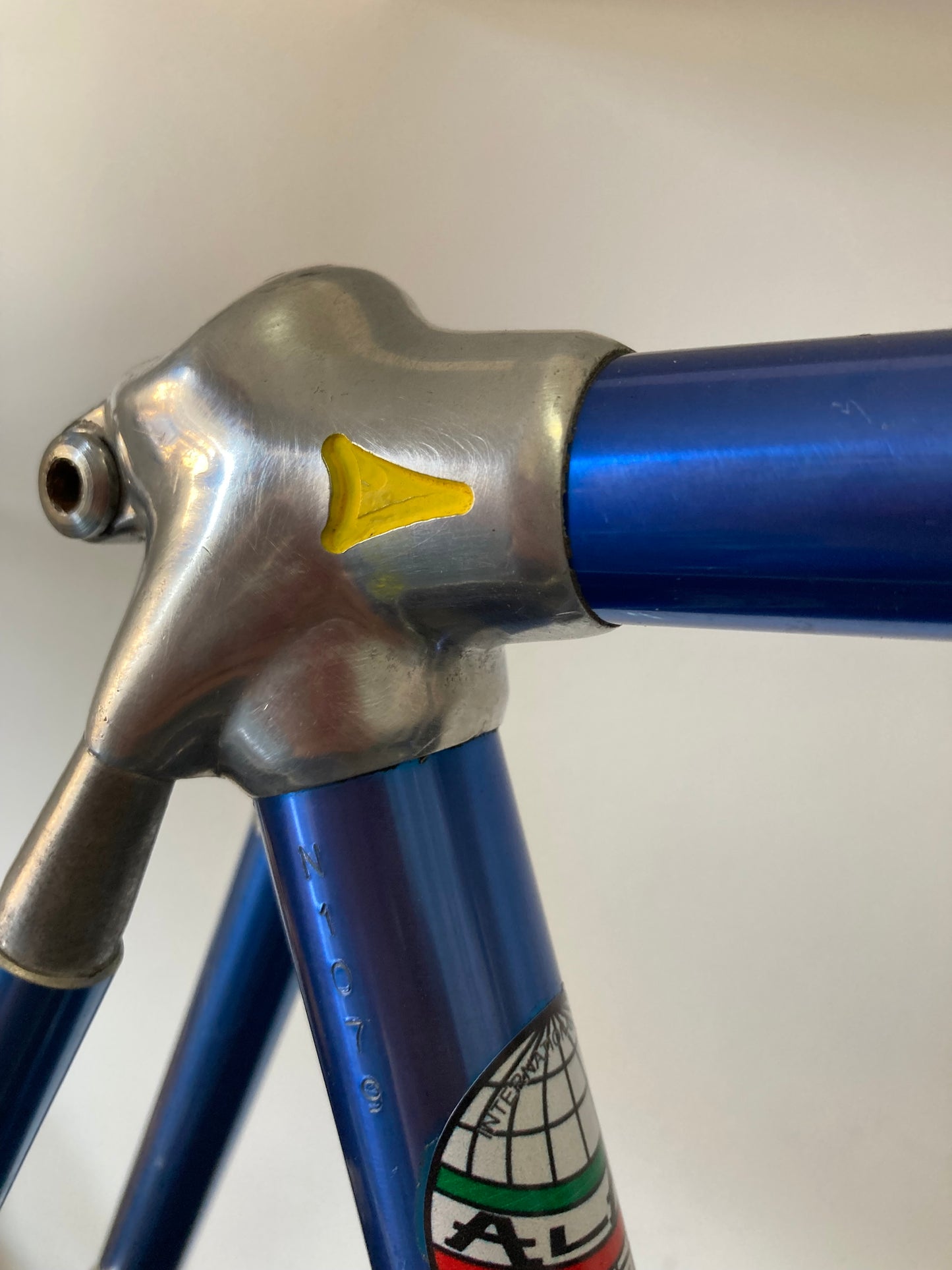 Telaio da corsa Alan Super Record 55x55 blu. 1979.