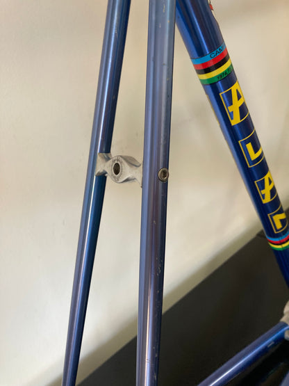 Telaio da corsa Alan Super Record 55x55 blu. 1979.