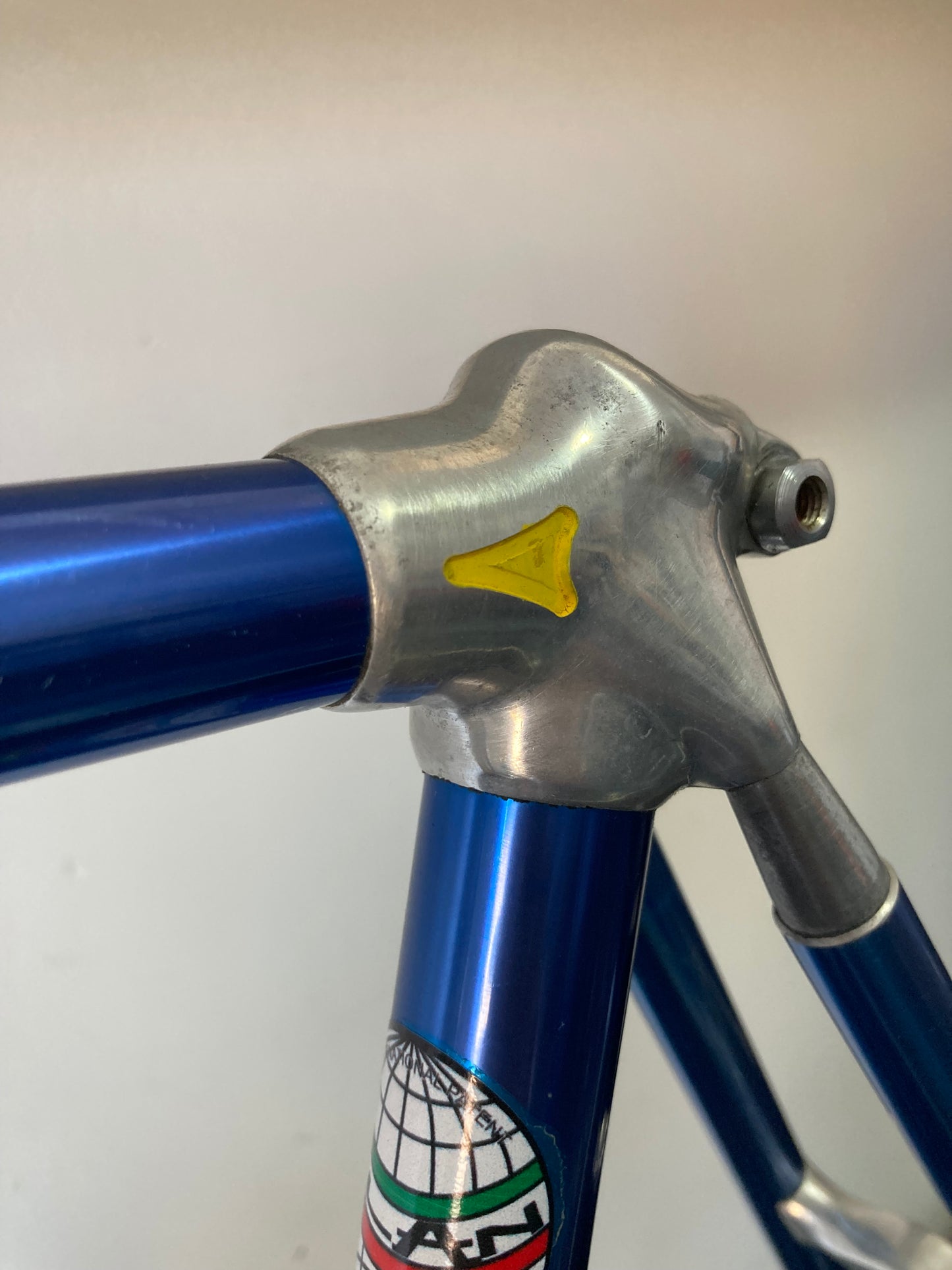 Telaio da corsa Alan Super Record 55x55 blu. 1979.