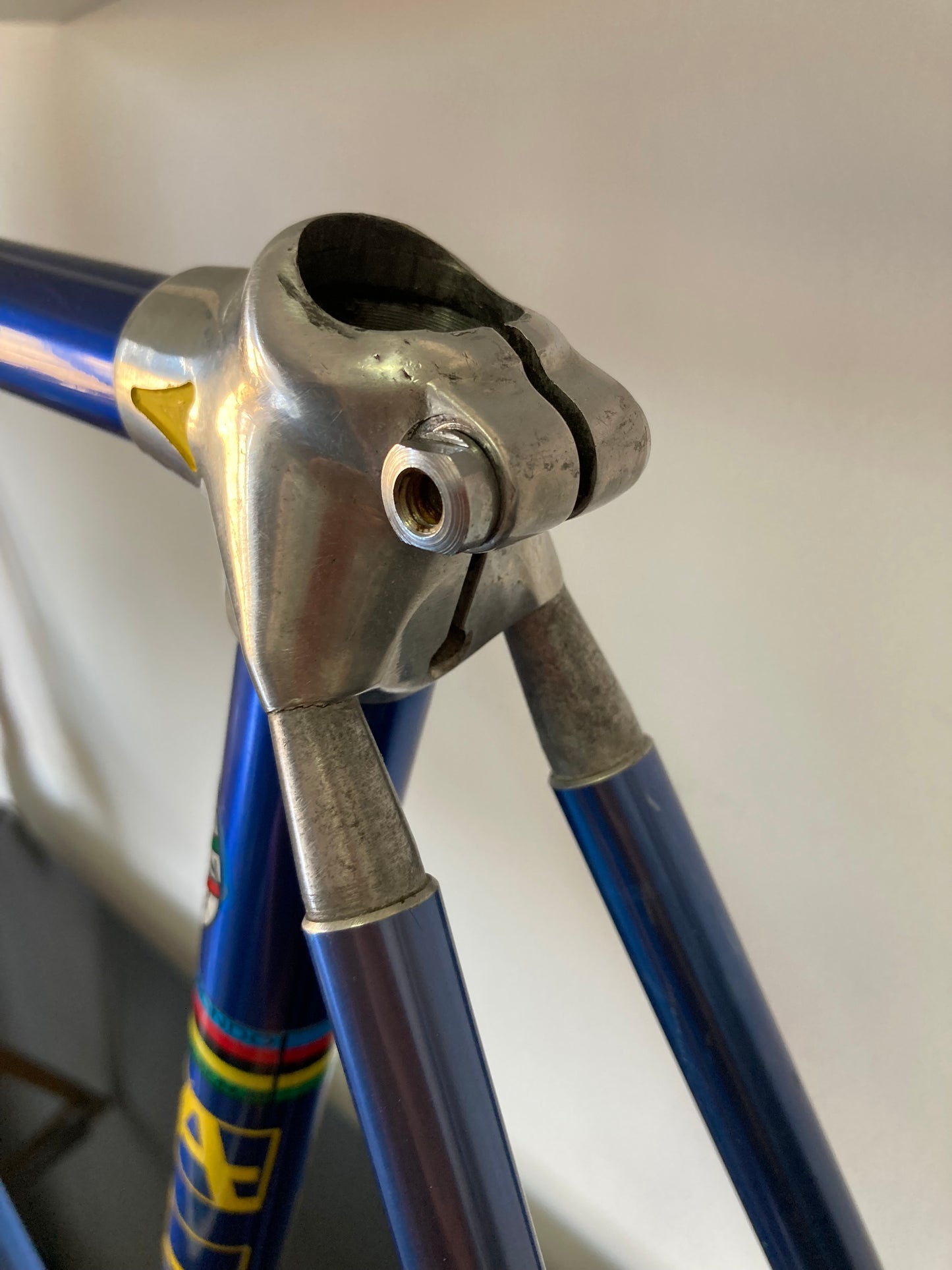 Telaio da corsa Alan Super Record 55x55 blu. 1979.