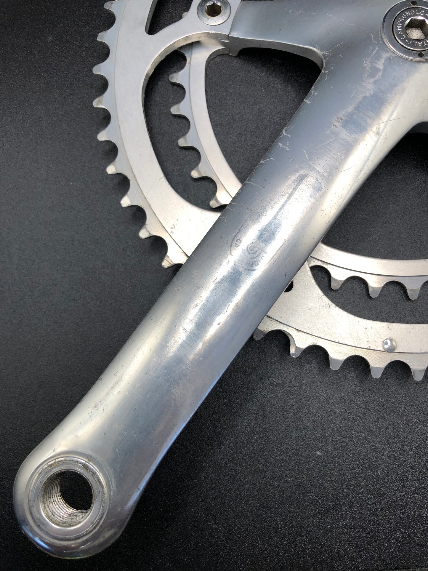 Guarnitura Campagnolo Record, C-Record.; 52/39, 170mm. Mod. A040.
