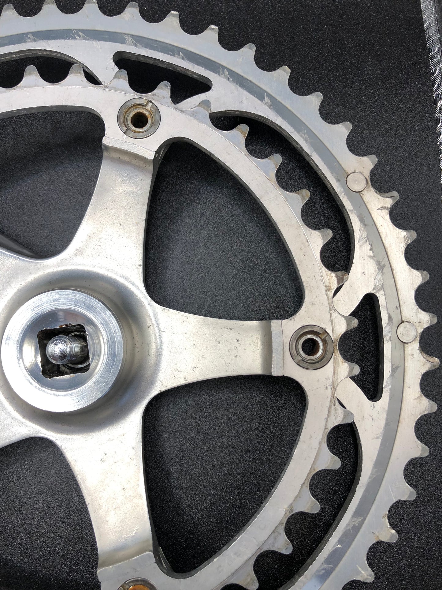 Guarnitura Campagnolo Record, C-Record.; 52/39, 170mm. Mod. A040.